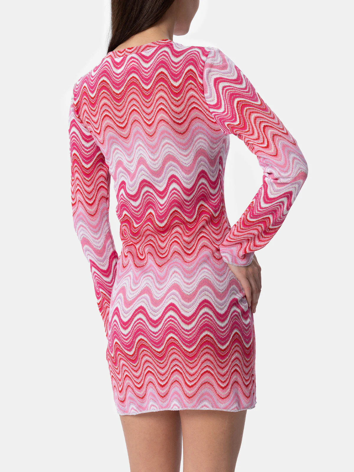 Abito Imany raschel rosa - Image 3