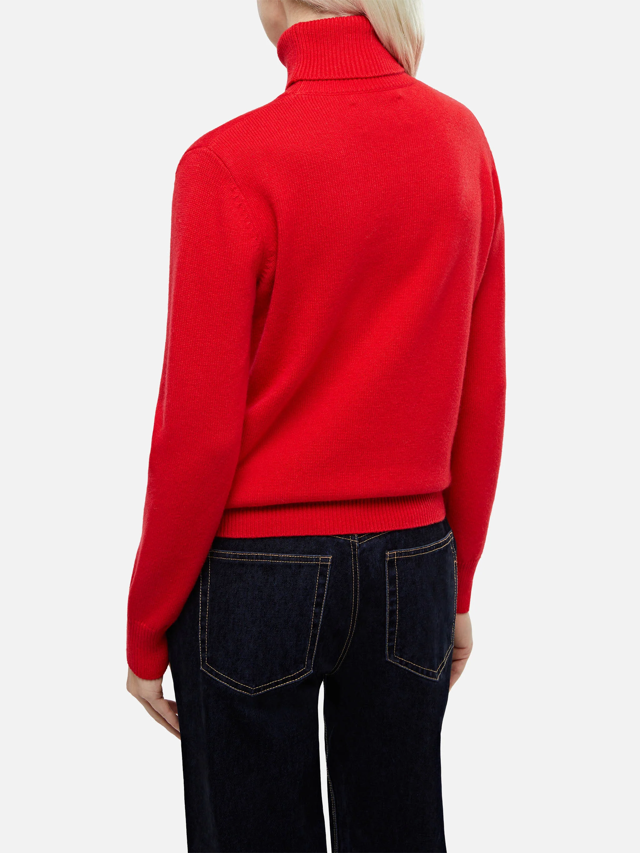 Dolcevita Moody rosso in MISTO CASHMERE - Image 3