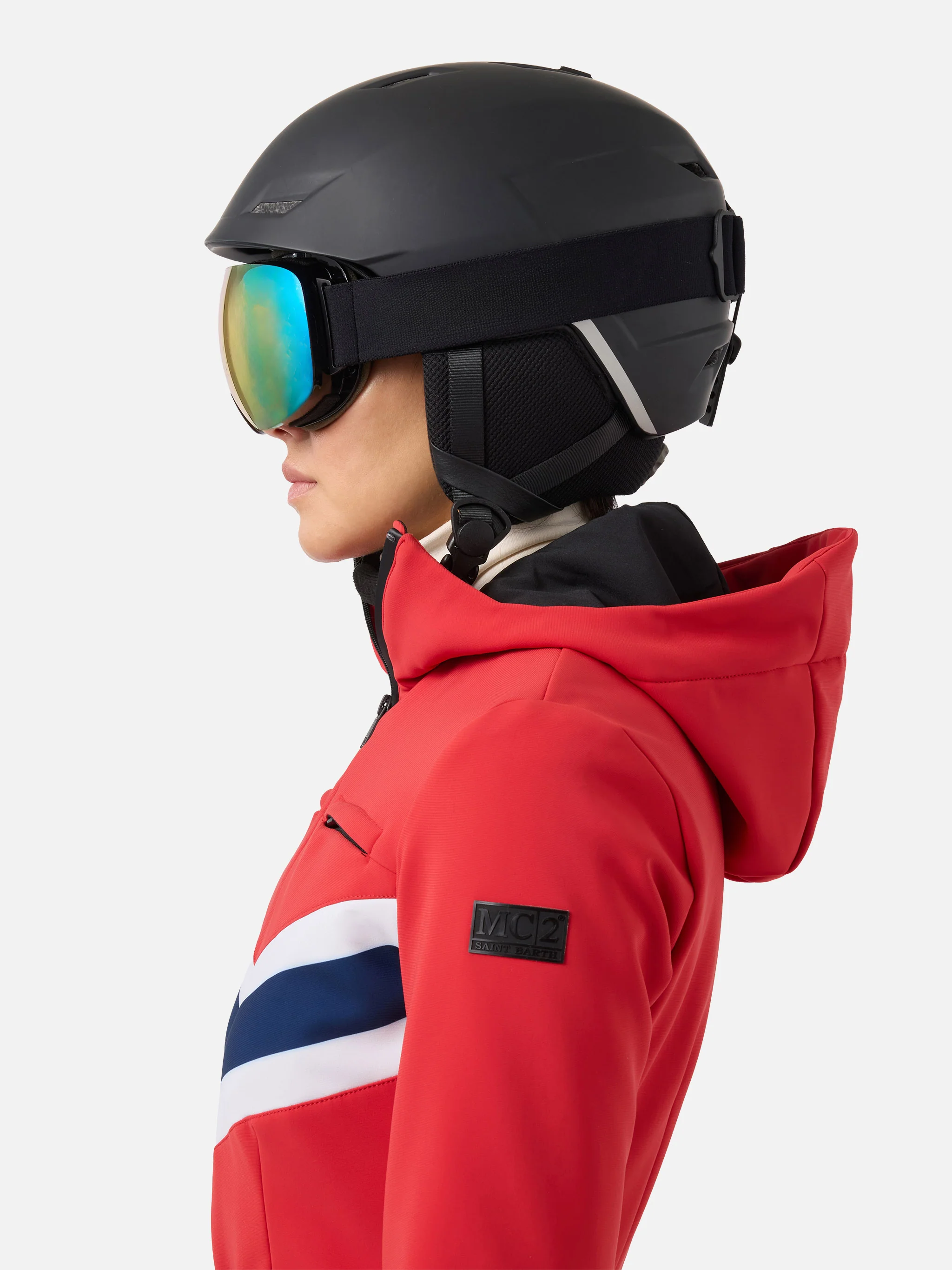 Tuta da sci Garmisch rossa con tecnologia RECCO® - Image 2