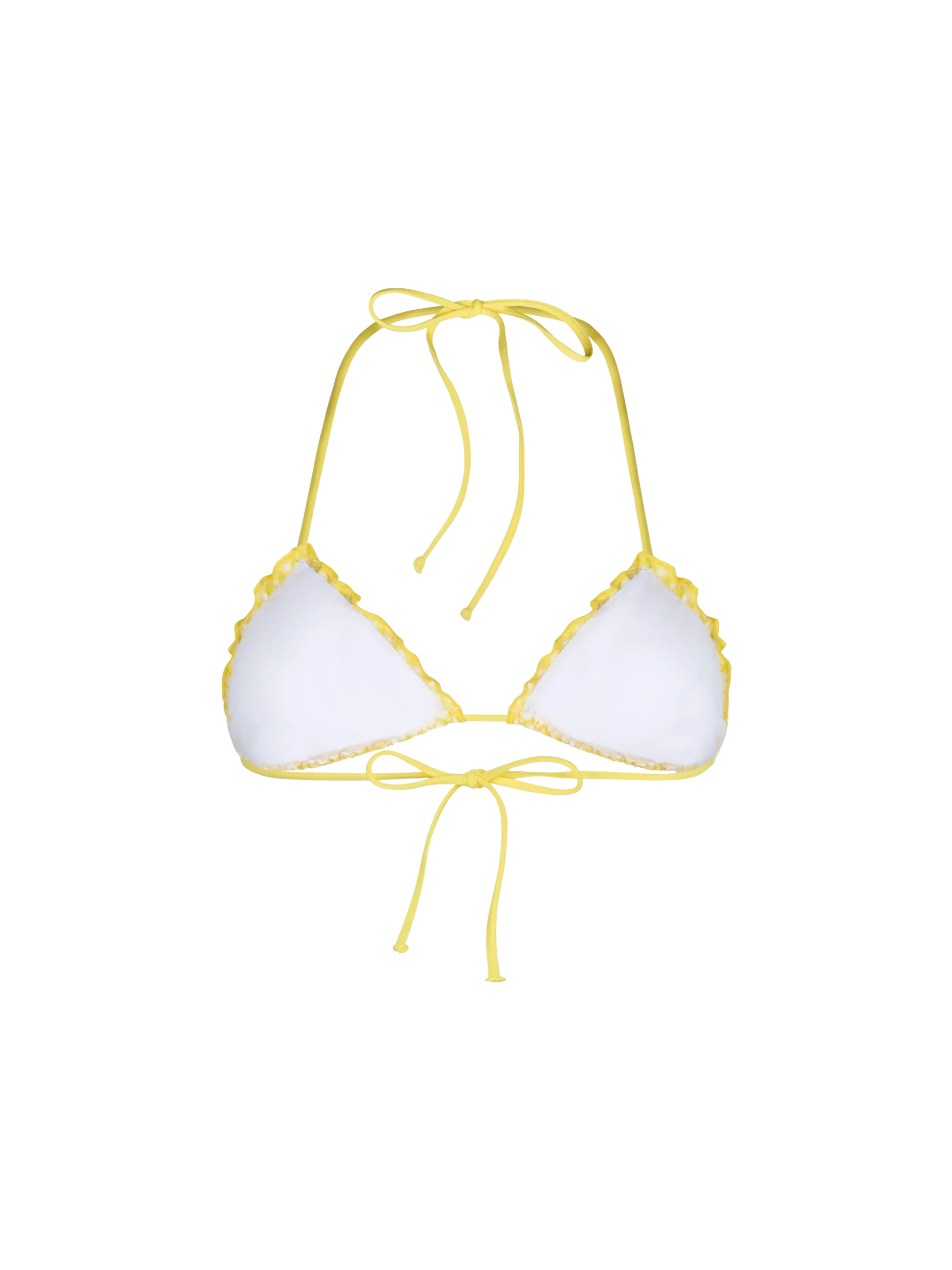 Top bikini Sagittarius triangolo con righe seersucker - Image 2