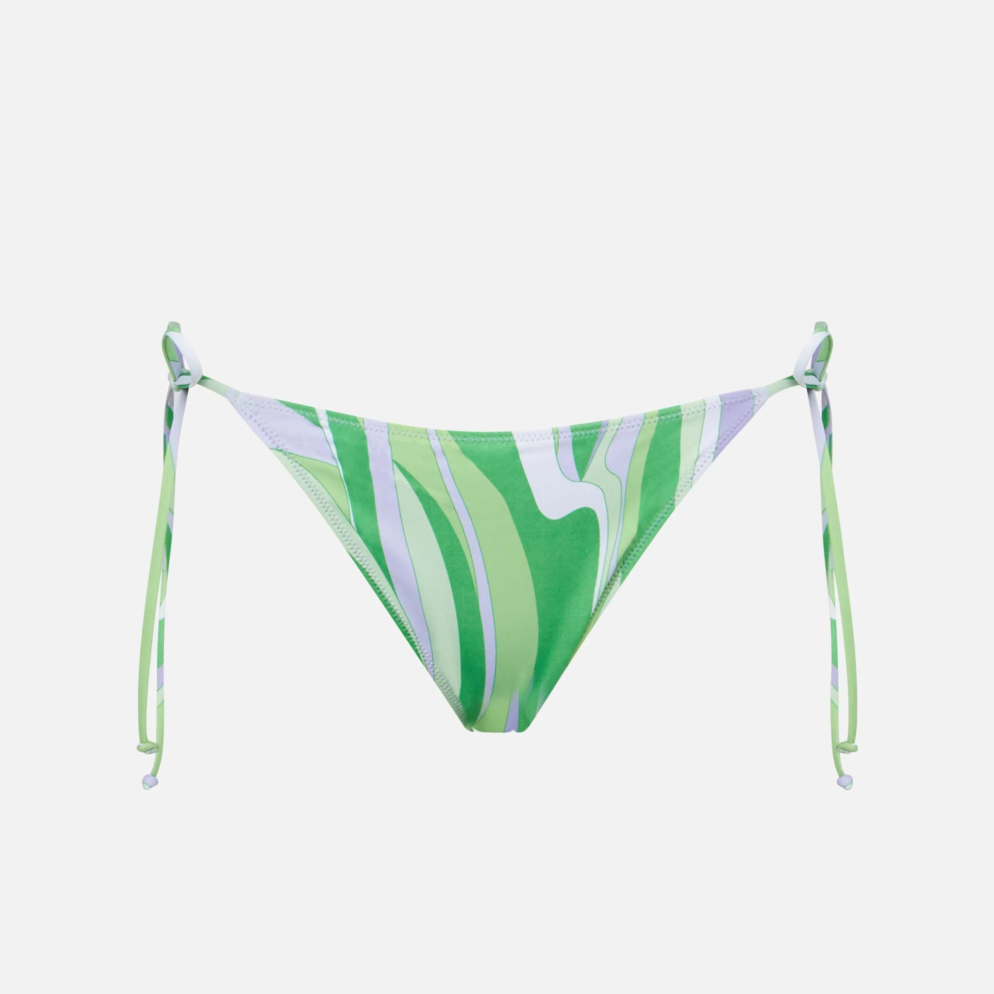 Slip mare Marielle con fantasia onde multicolor