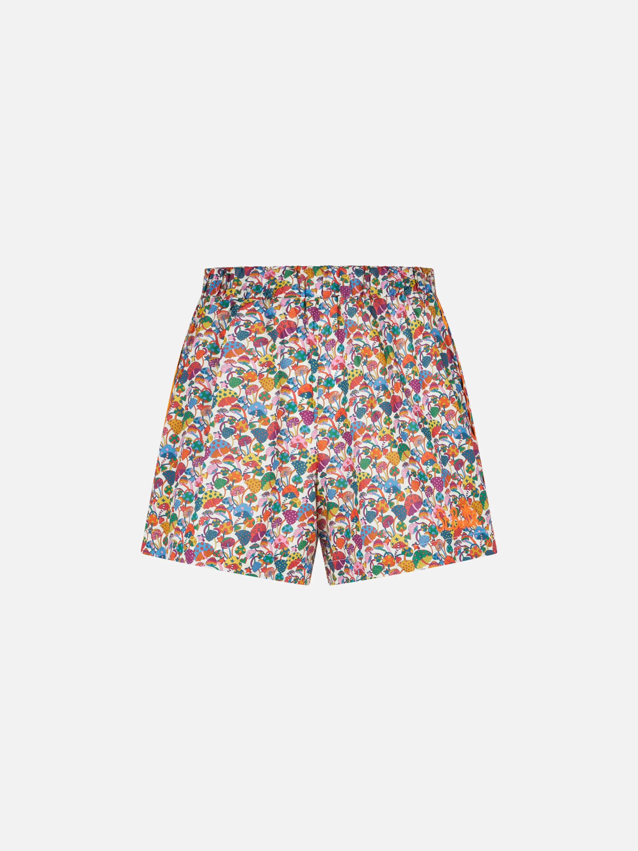 Short Lierre in cotone con stampa multicolor - Image 4