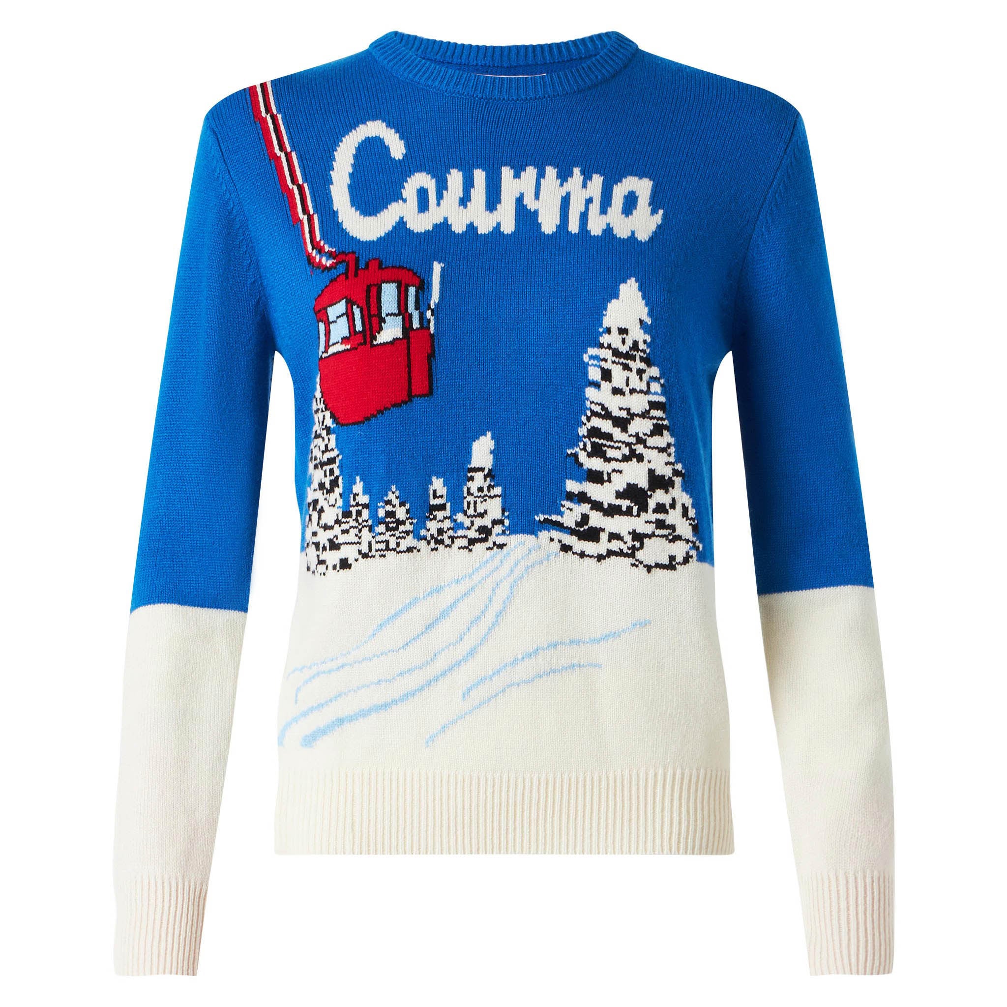 Maglia New Queen con jacquard Courma postcard - Image 4