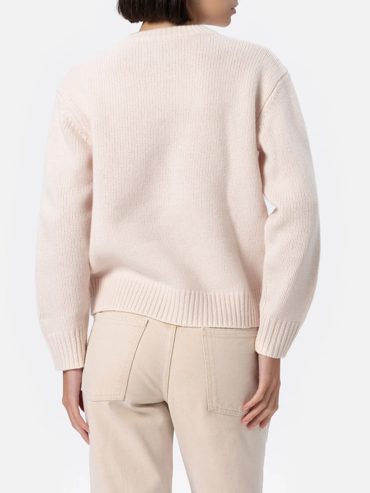 Maglia Kyla bianca con jacquard Cortina Fair Isle - Image 5