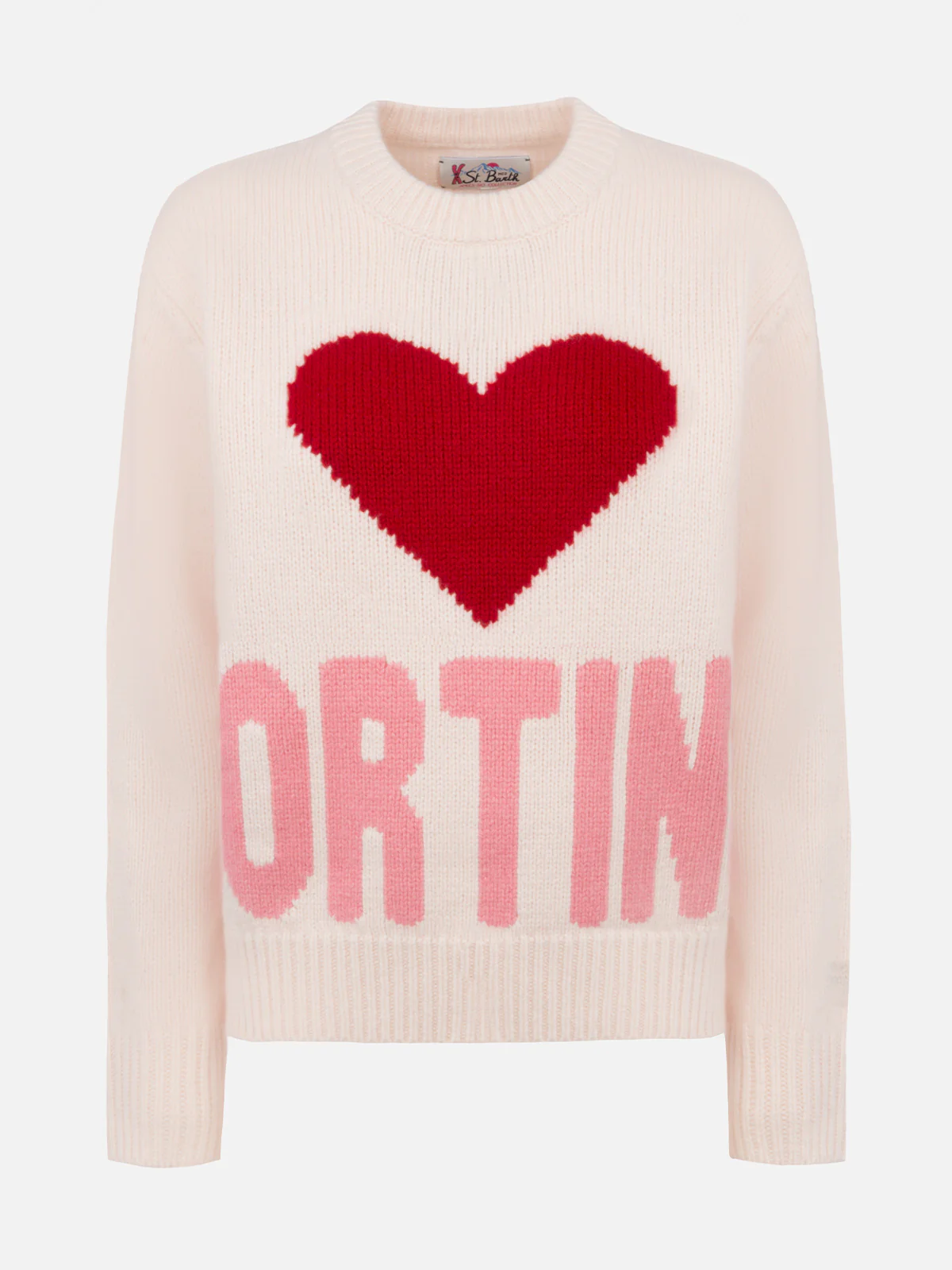 Maglia Kyla bianca con jacquard Cortina Fair Isle - Image 6