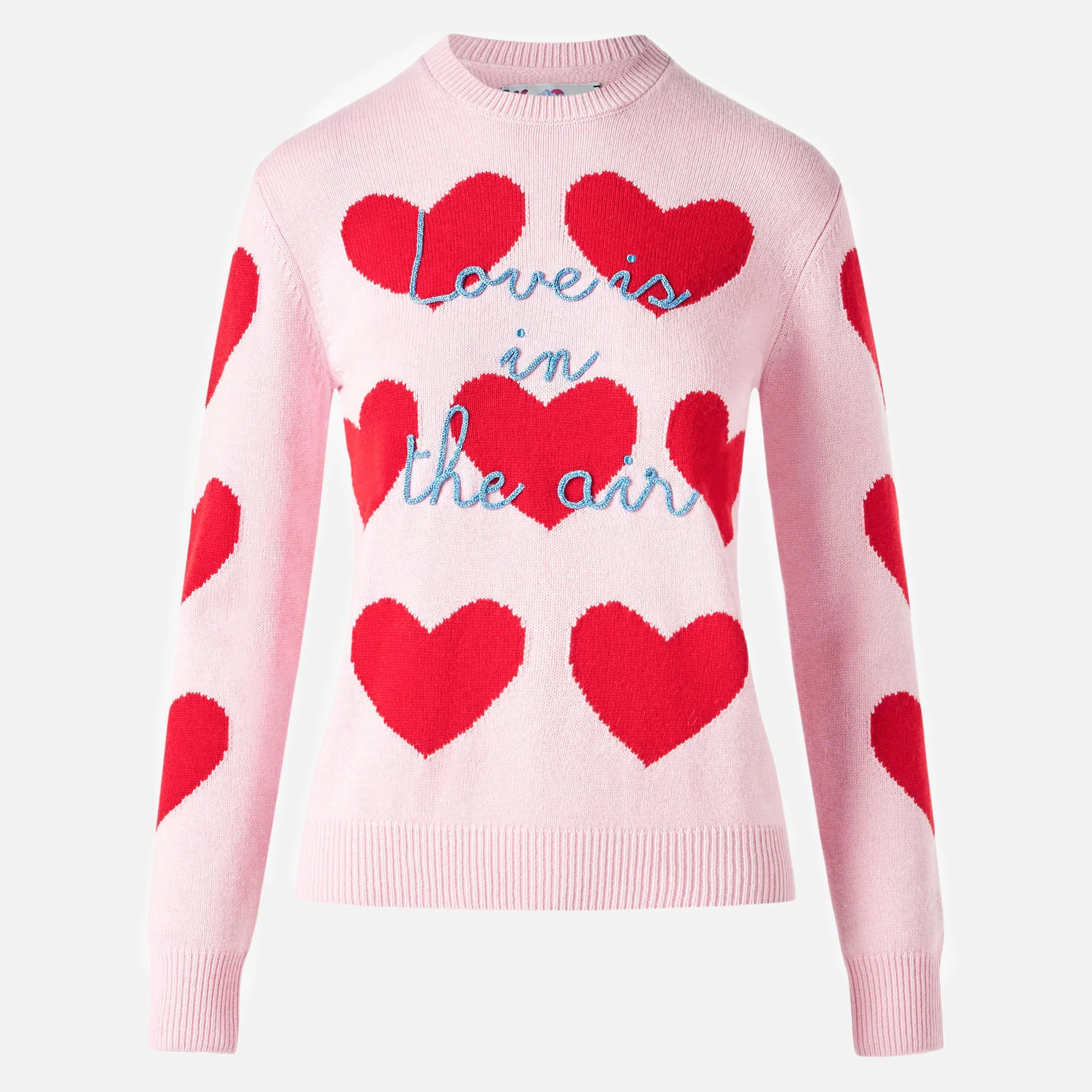 Maglia New Queen jacquard cuori con ricamo - Image 4