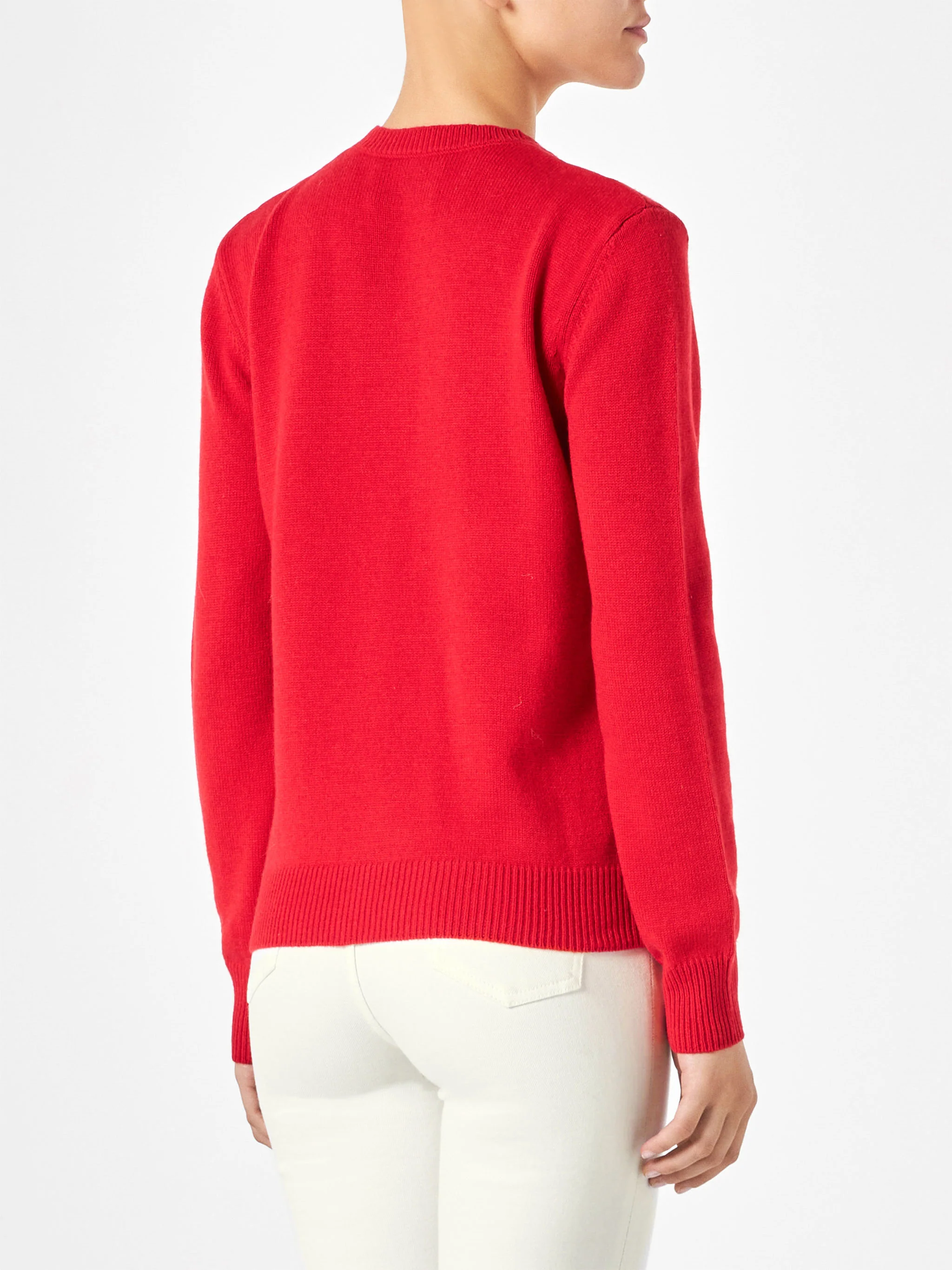 Maglione New Queen con stampa Snoopy rosso | Special Edition - Image 3