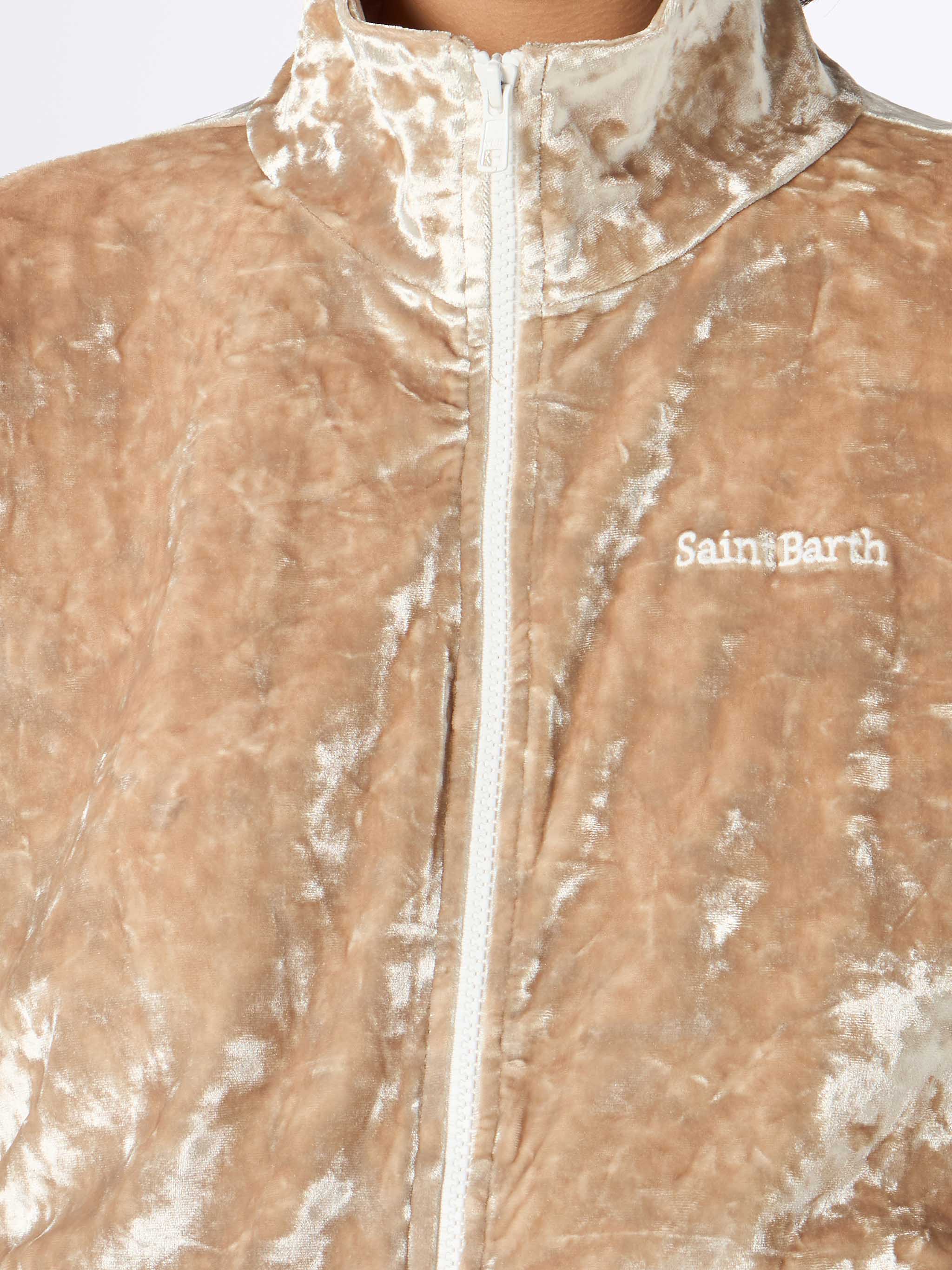 Felpa Miriam in ciniglia beige - Image 2