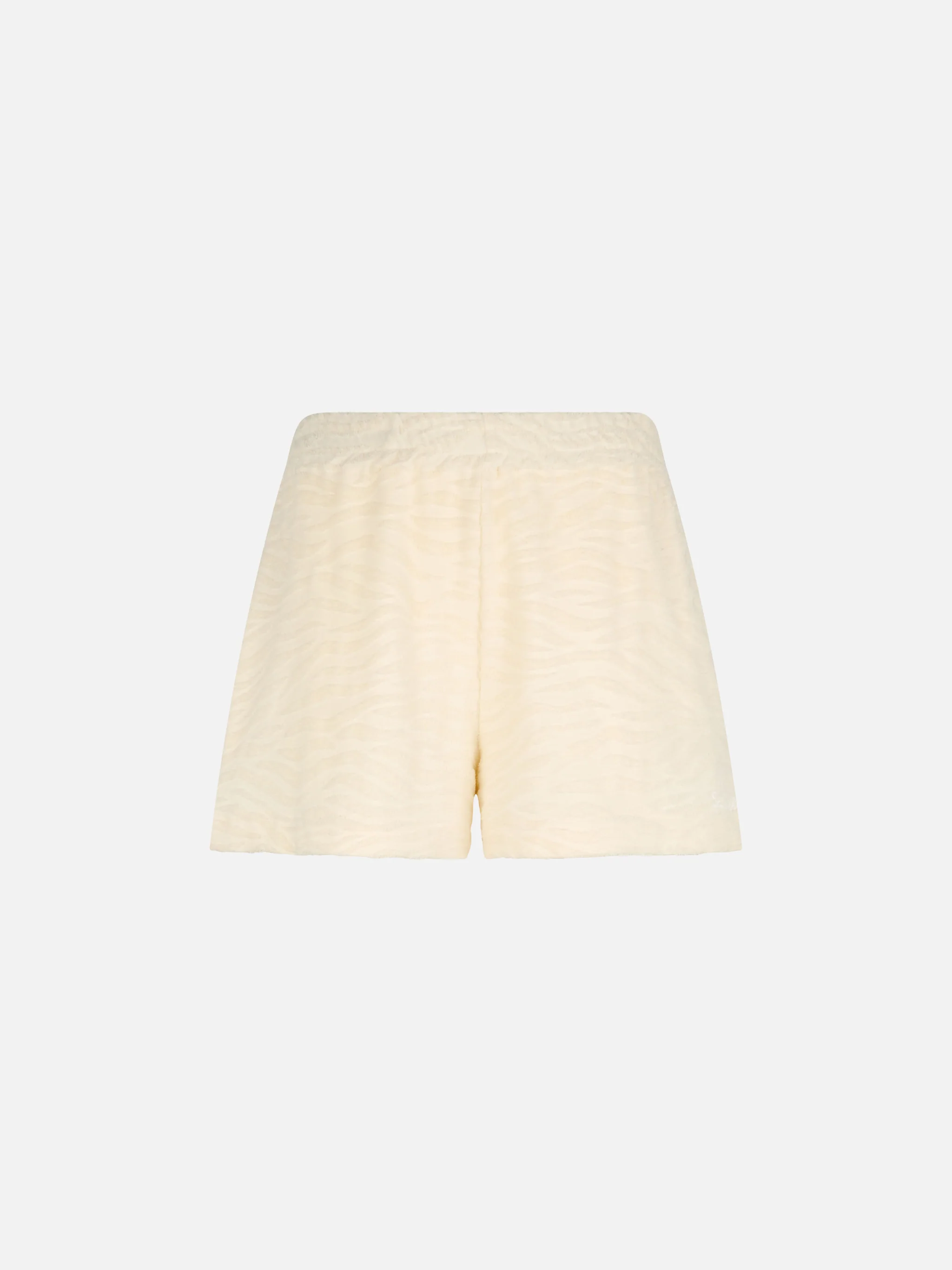 Shorts Meave in cotone effetto spugna con fantasia zebra - Image 5