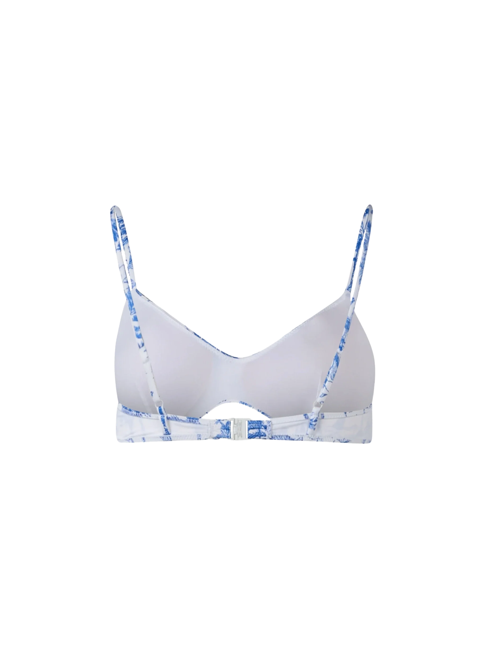 Top bikini May bralette in tessuto tecnico stampa toile de jouy - Image 2