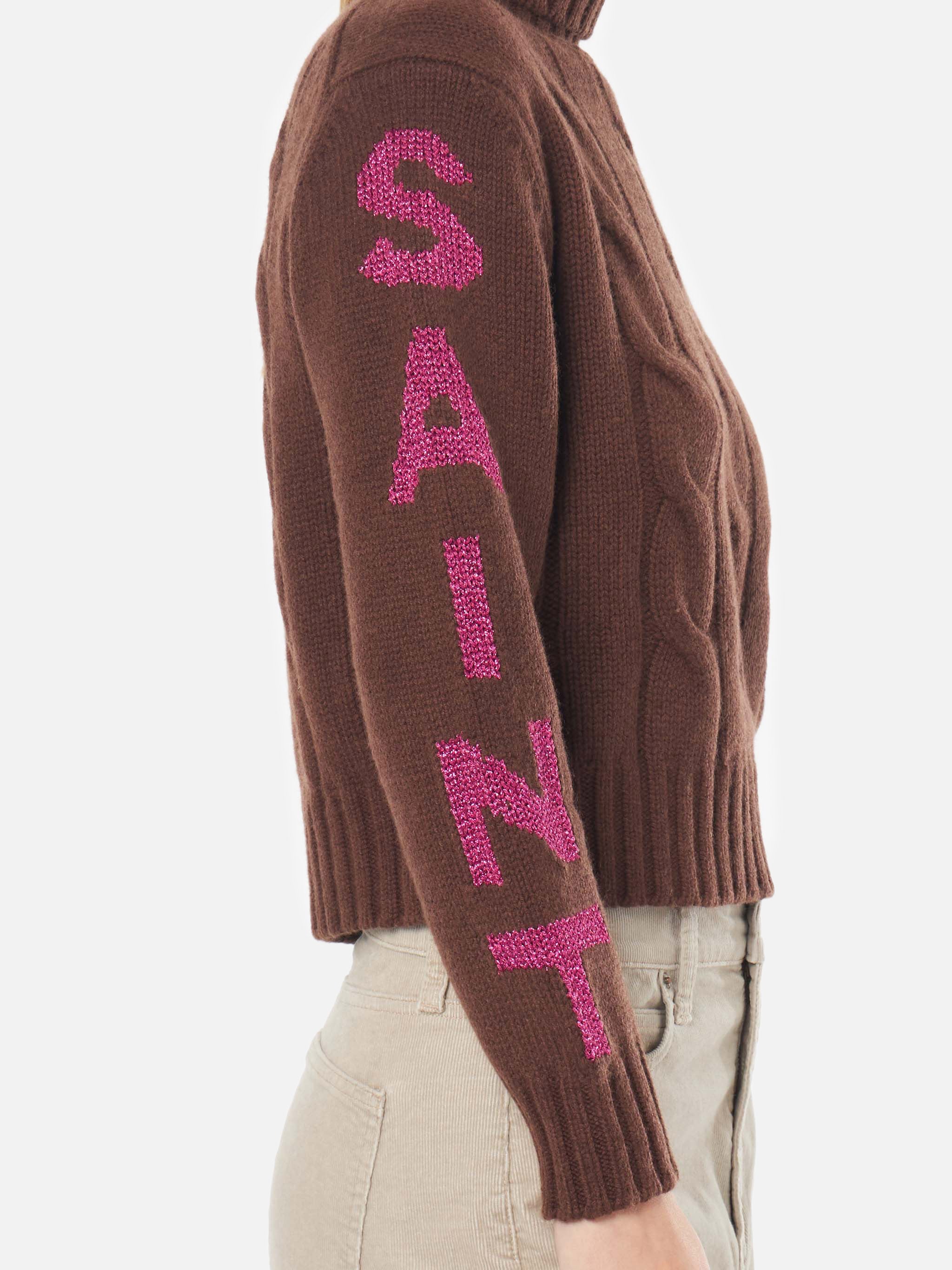 Maglione Adler collo alto con jacquard Saint Moritz - Image 2