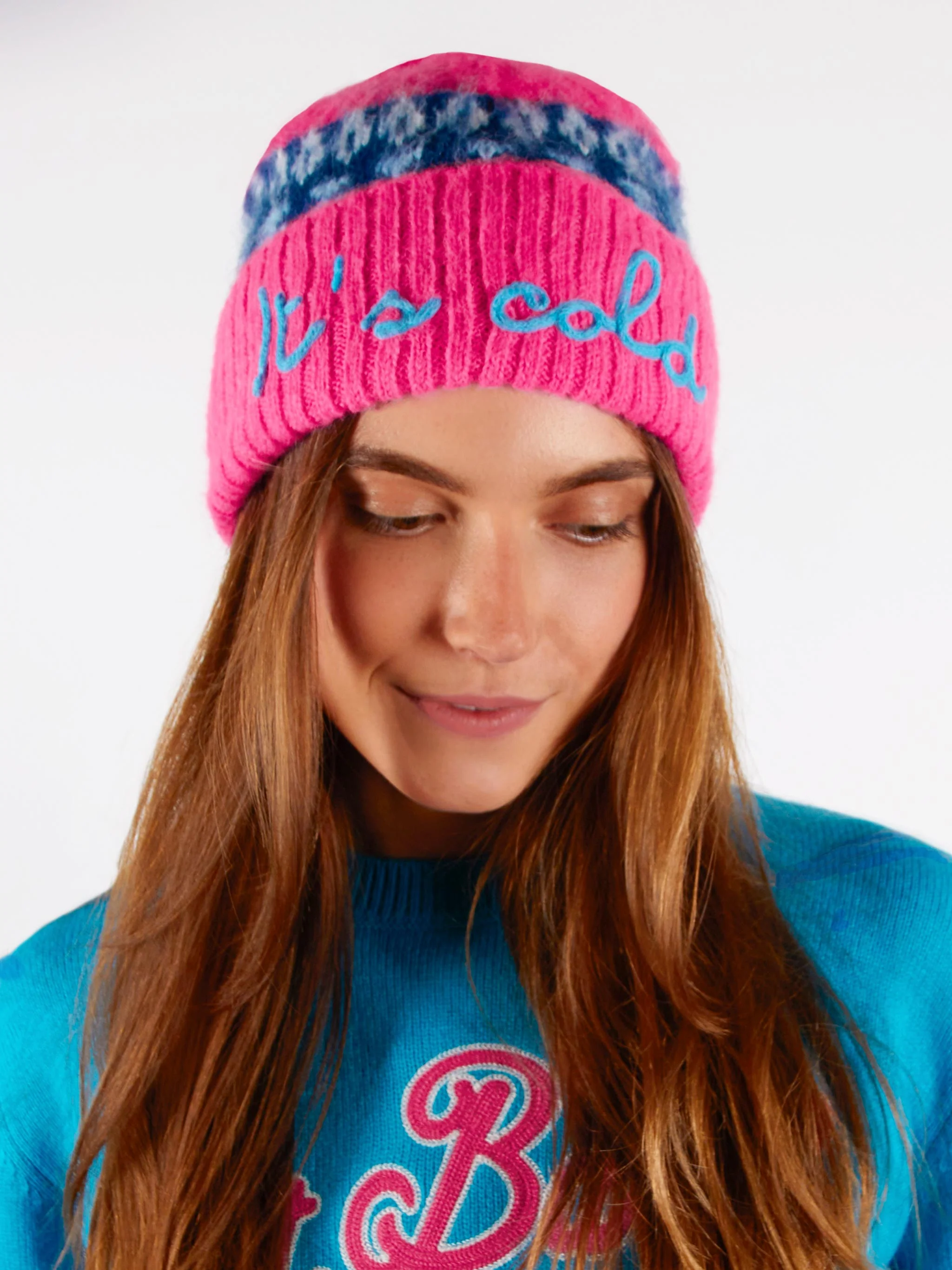 Berretto Wengen Nordic Soft con jacquard nordico e ricamo - Image 4