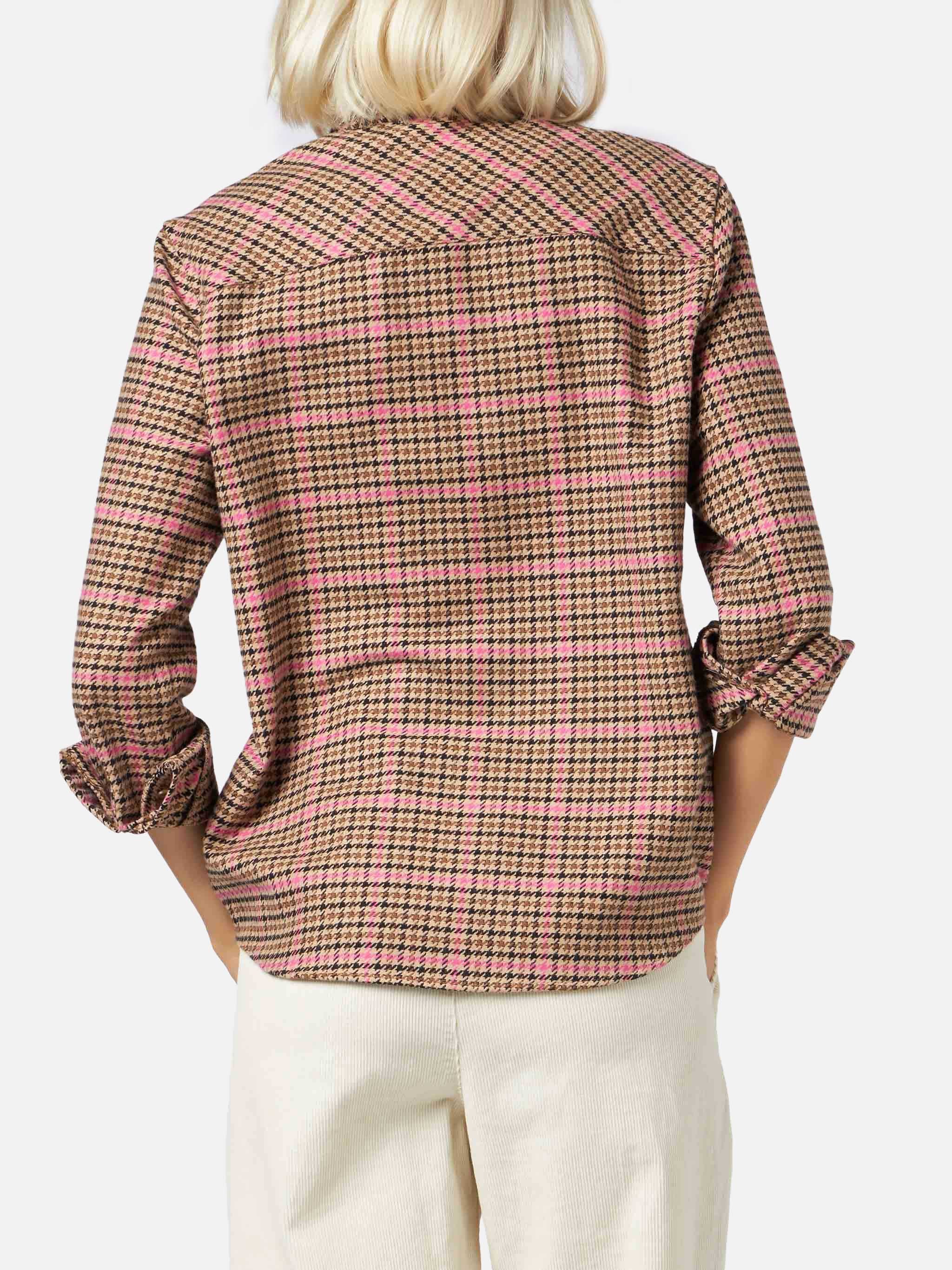 Overshirt Deer con stampa pied de poule - Image 3