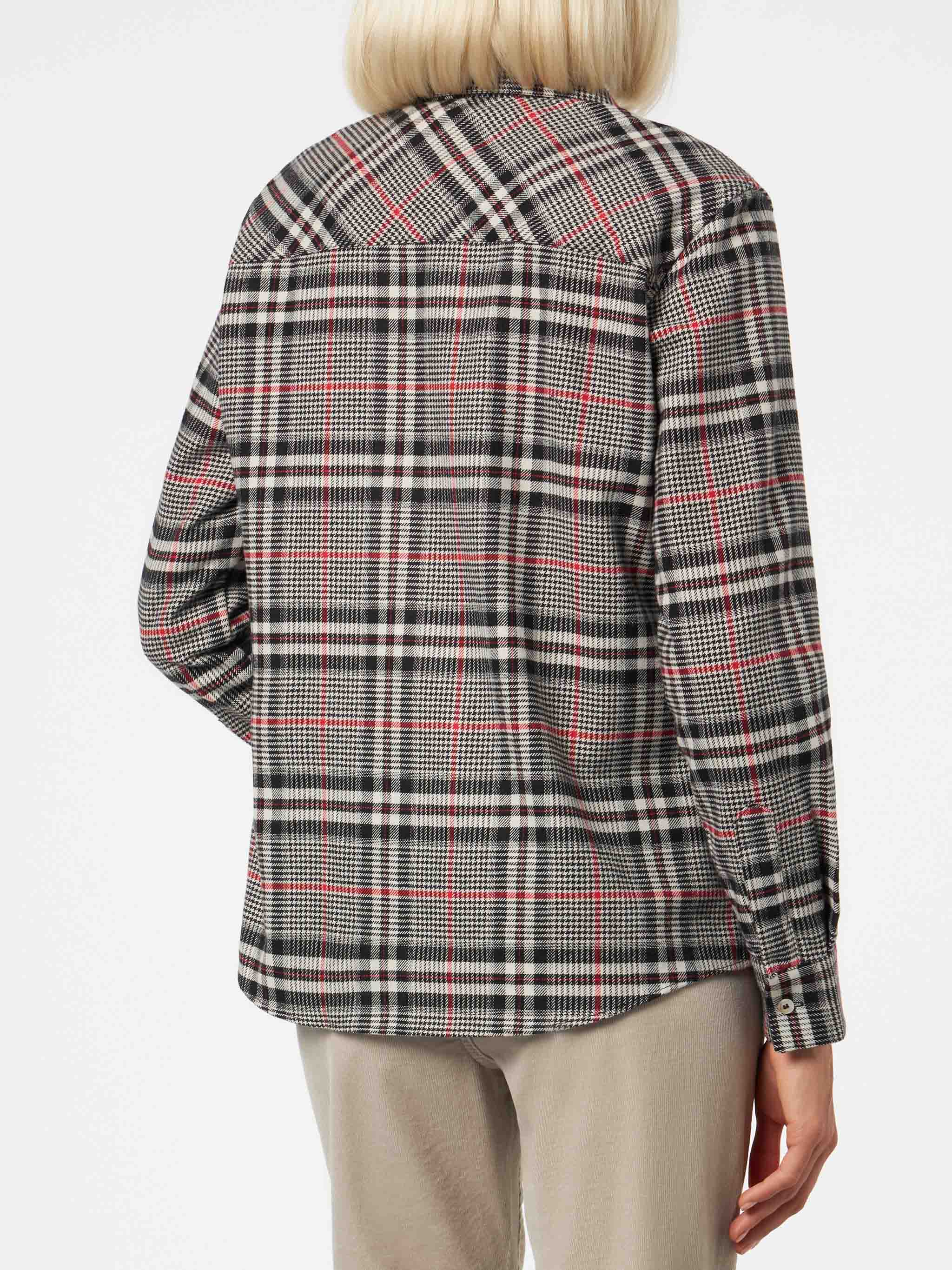 Overshirt Deer con stampa Principe di Galles - Image 3