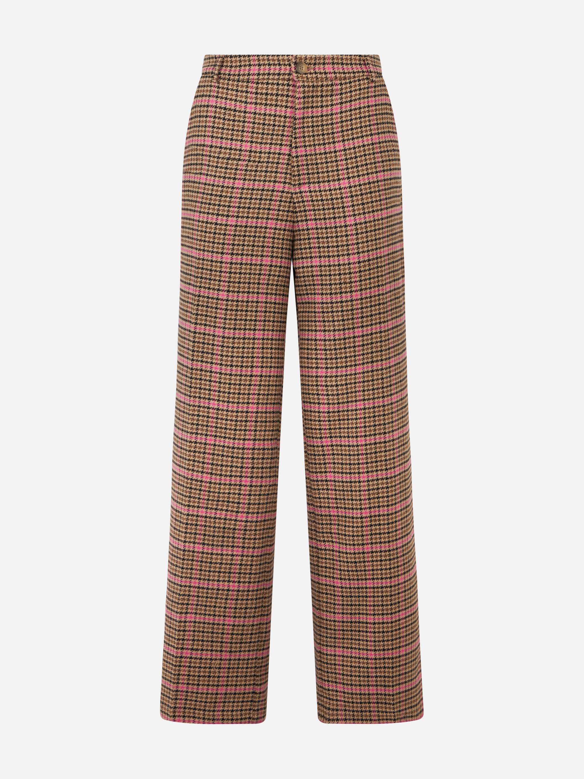 Pantaloni Rebella in tessuto pied de poule - Image 4