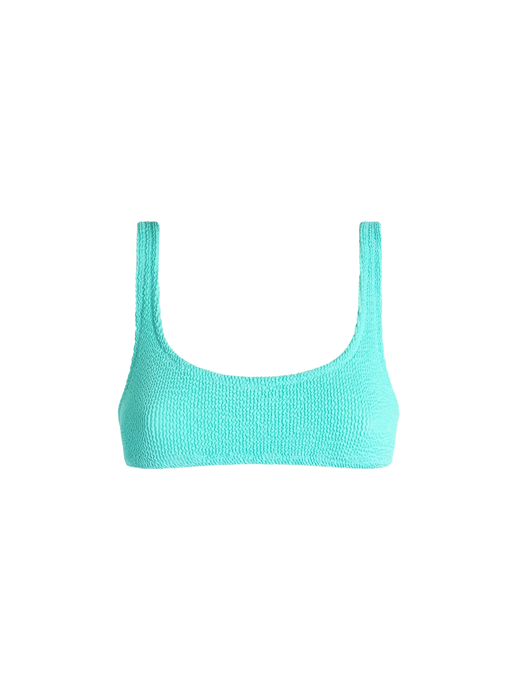Top bikini Naima crinkle bralette verde acqua