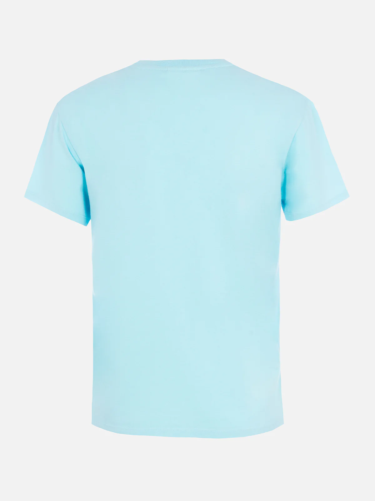T-shirt Emilie in cotone verde acqua con strass - Image 5