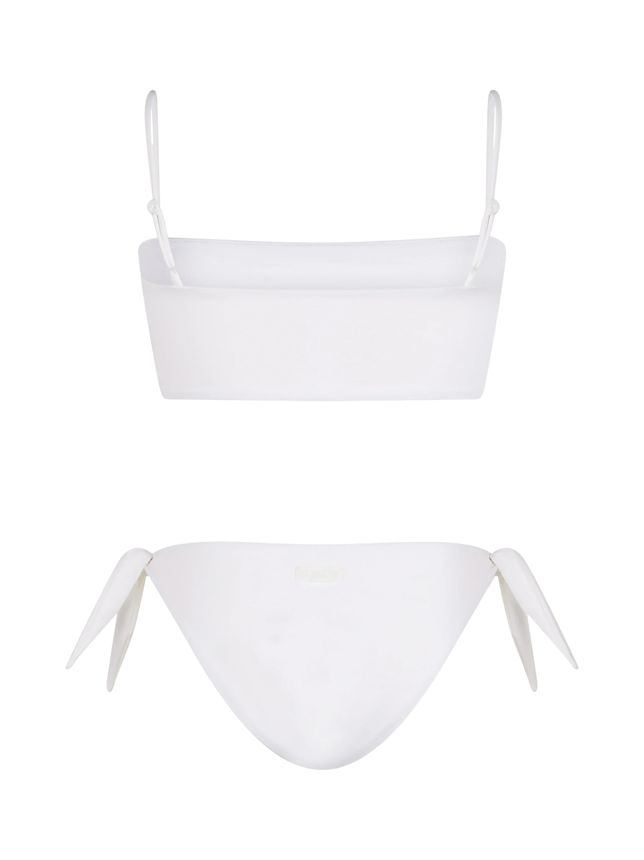 Bikini Athena Yali fascia bianca con strass - Image 3