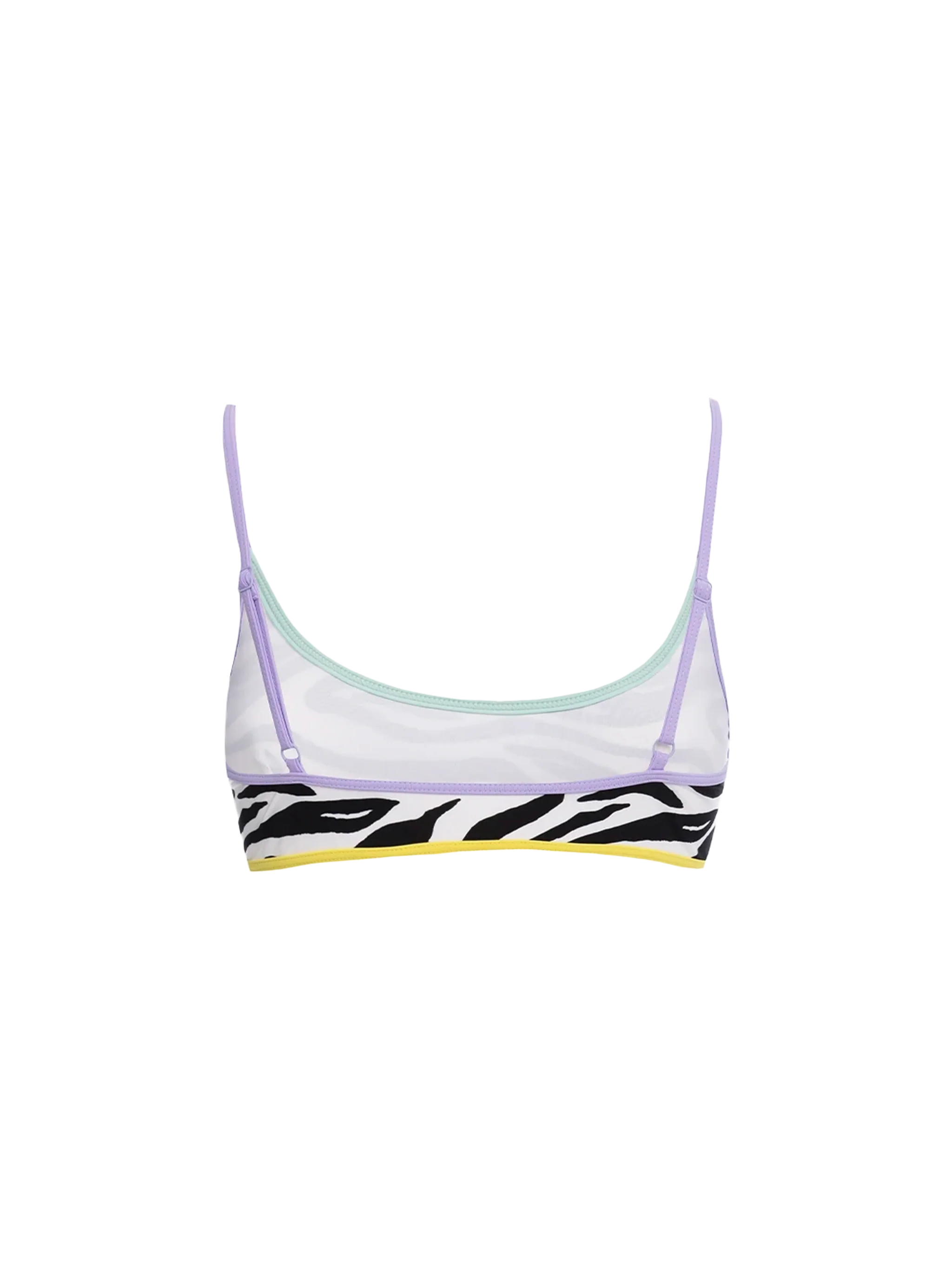 Top bikini Judy String bralette con fantasia zebrata - Image 2