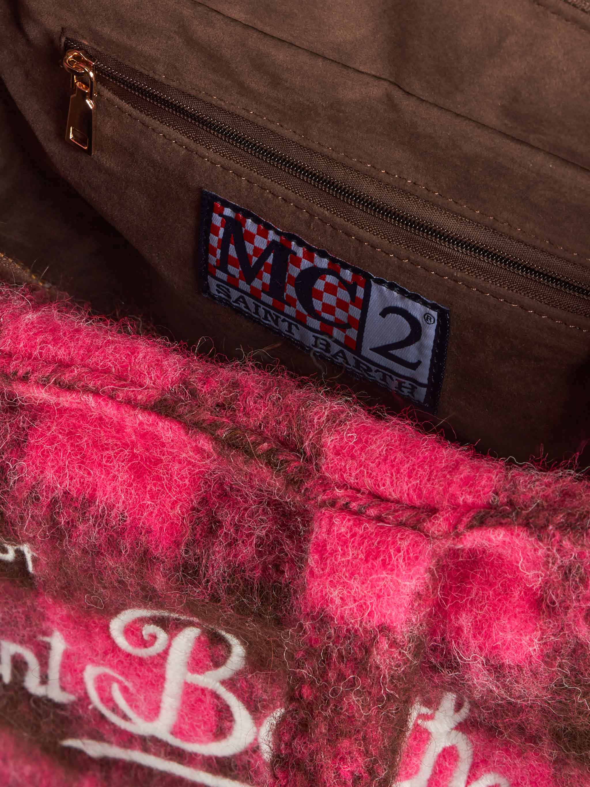 Borsa Colette Classic check fucsia e marrone - Image 5