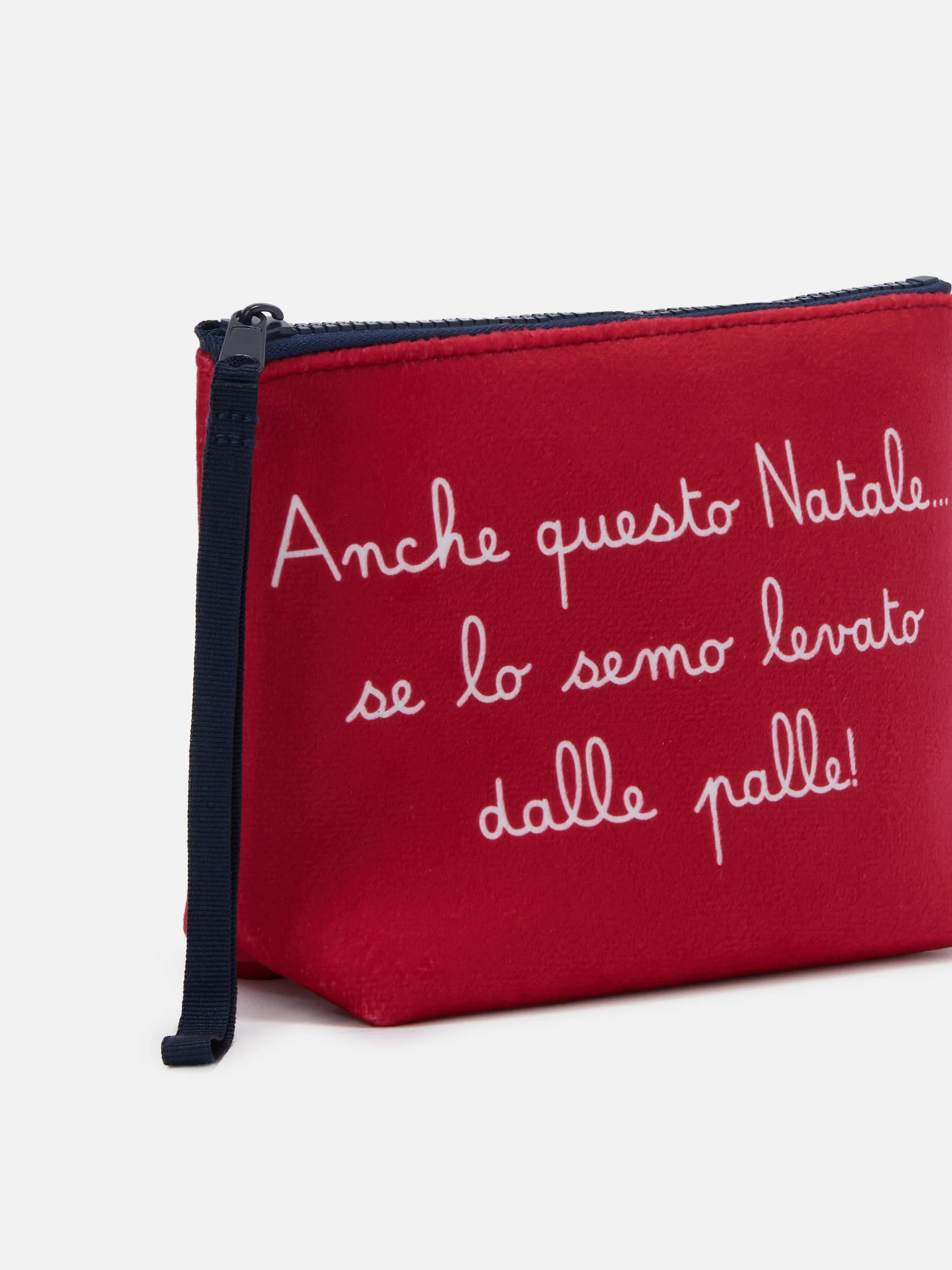 Pochette in lana Aline con stampa E anche questo Natale... | VACANZE DI NATALE EDIZIONE SPECIALE - Image 2