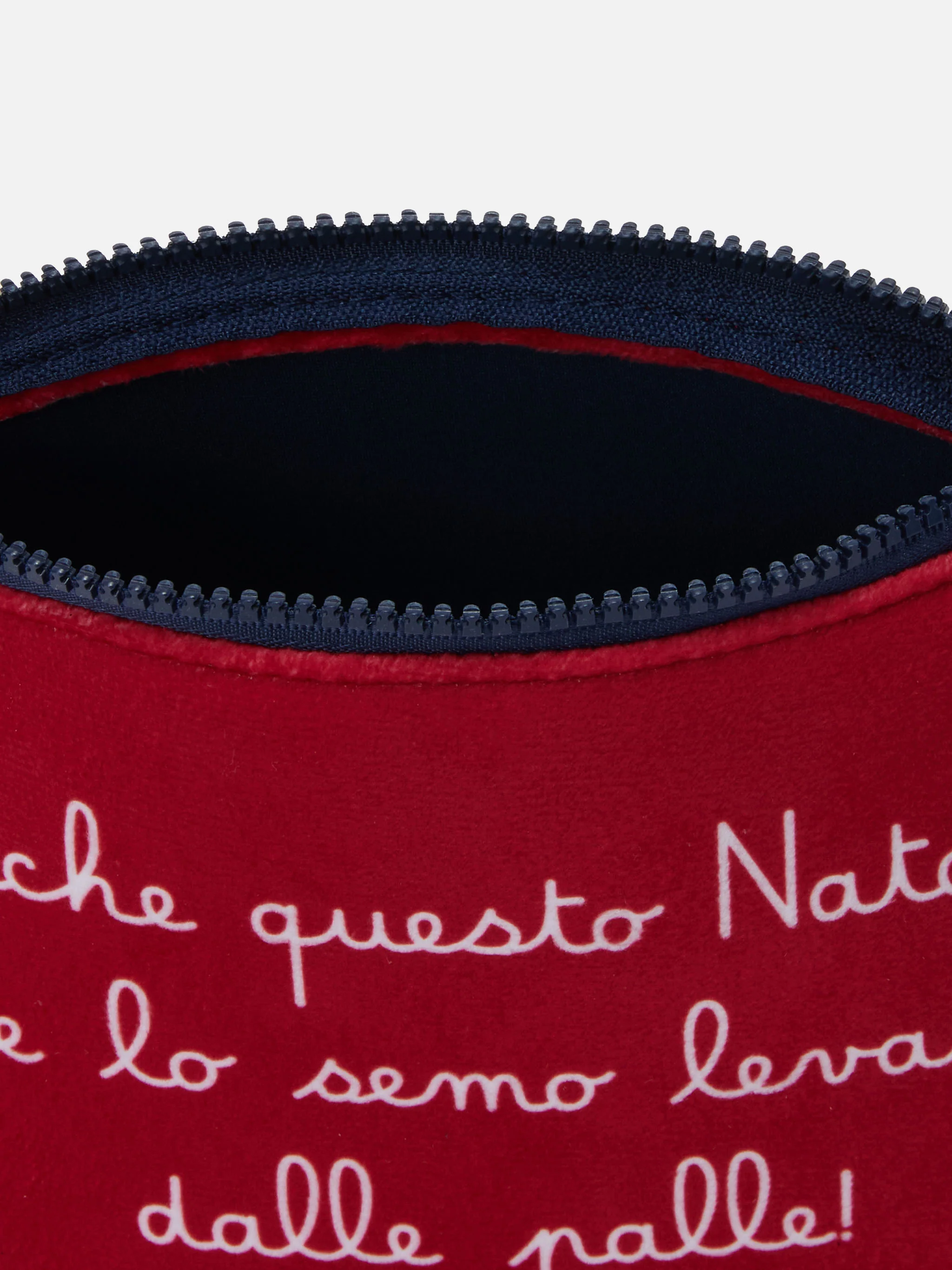 Pochette in lana Aline con stampa E anche questo Natale... | VACANZE DI NATALE EDIZIONE SPECIALE - Image 4