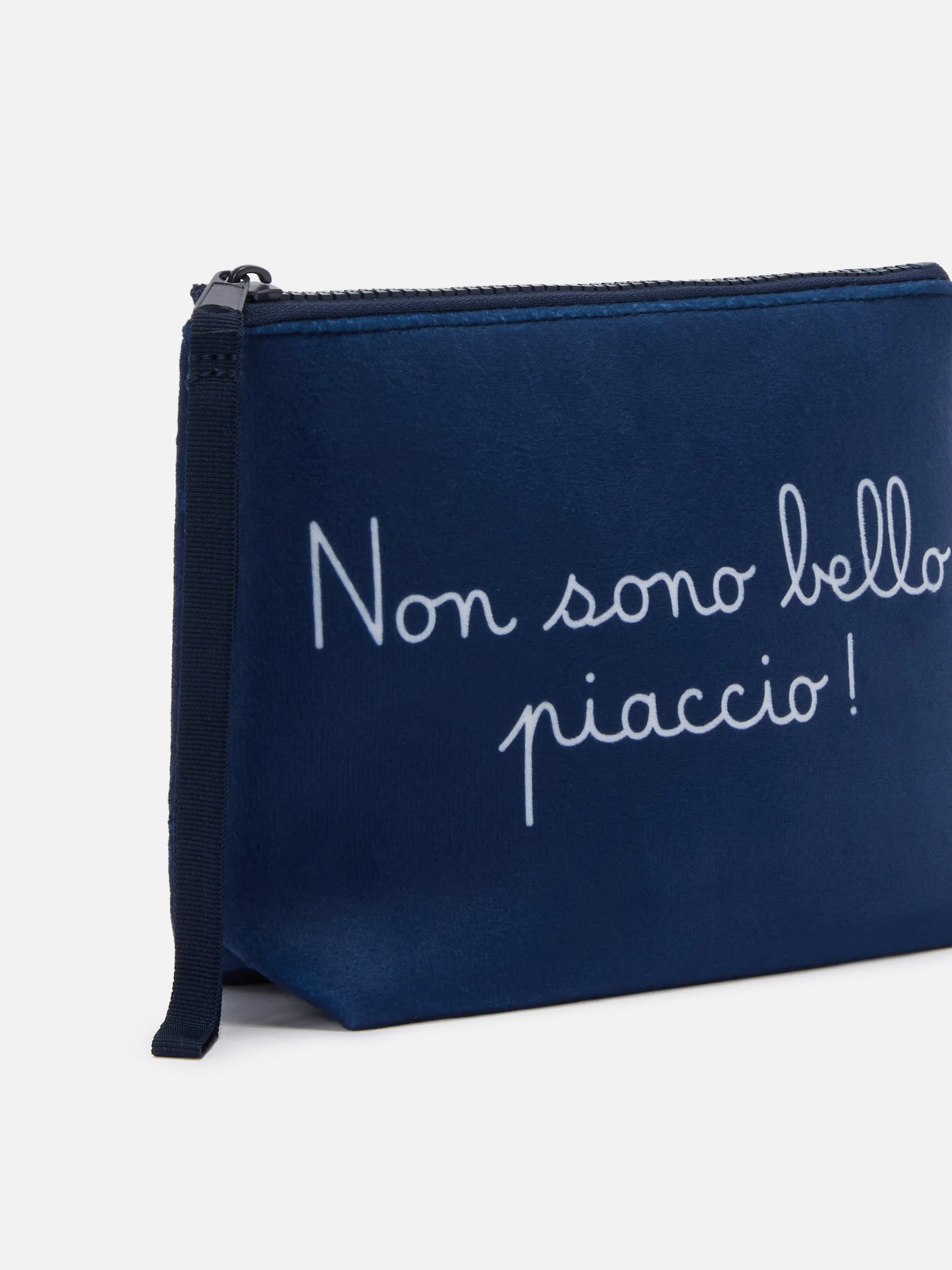 Pochette in lana Aline con stampa Non sono bello, piaccio! | VACANZE DI NATALE EDIZIONE SPECIALE - Image 2