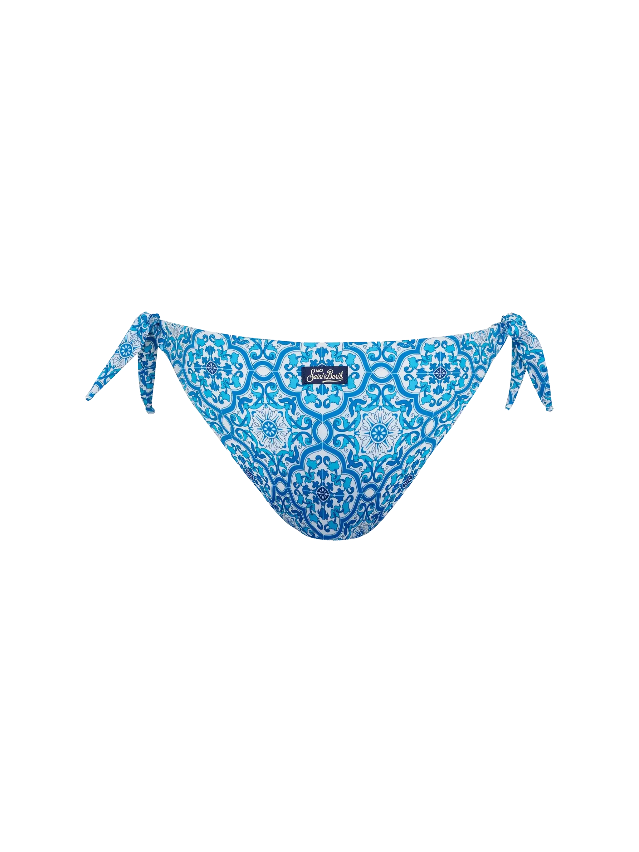 Yali slip mare classico con stampa maiolica - Image 2