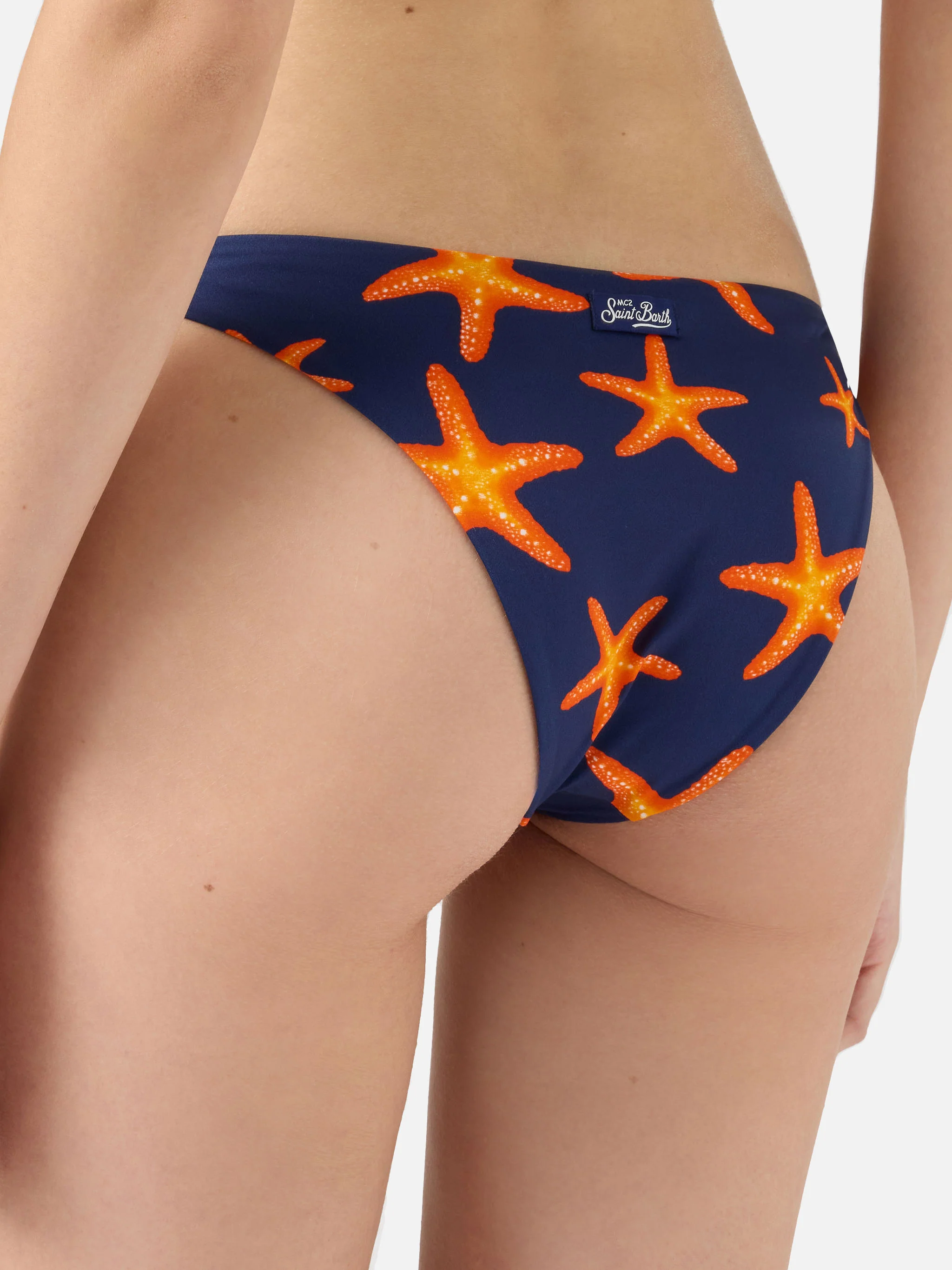 Yali slip mare classico con stampa stelle marine - Image 2