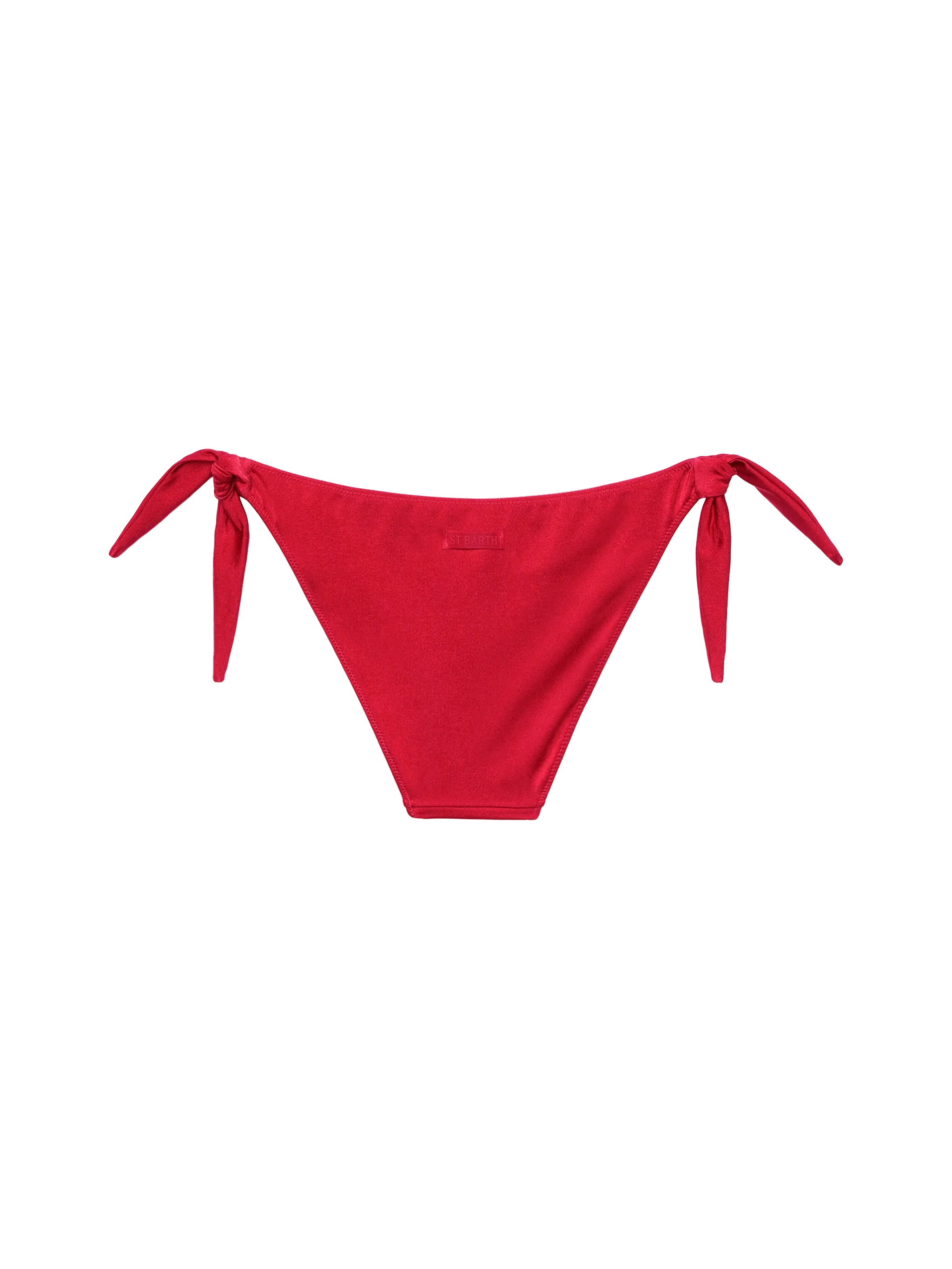 Yali slip mare classico in tessuto shimmer rosso mattone - Image 3